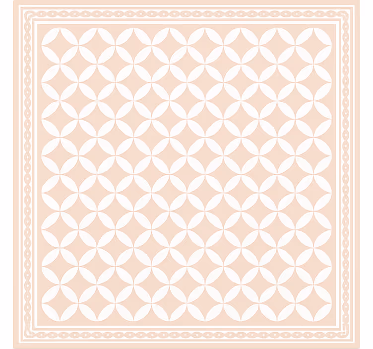 Alfombra de vinilo para cocina mosaico rosa pálido - TenVinilo