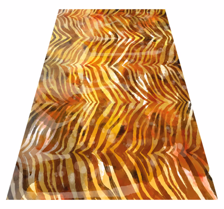 Alfombra vinílica animales zebra textura acuarela - TenVinilo