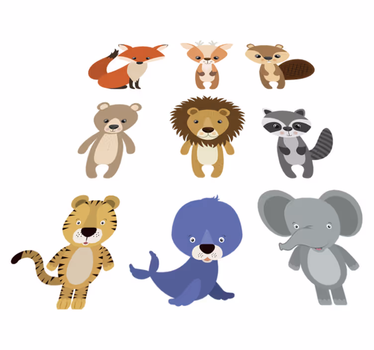 Alfombra vinílica animales para decorar espacios - TenVinilo