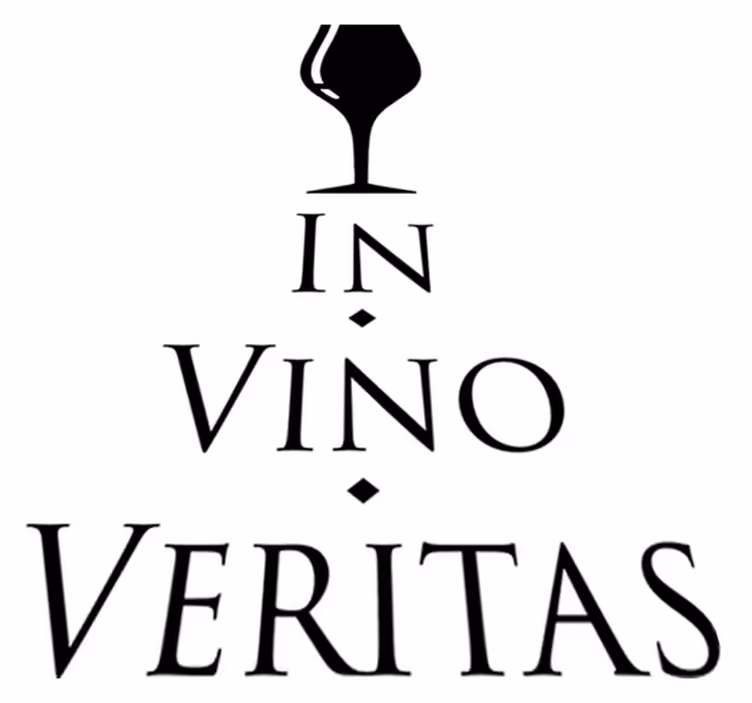 Alfombra de vinilo para cocina en el vino está la verdad - TenVinilo