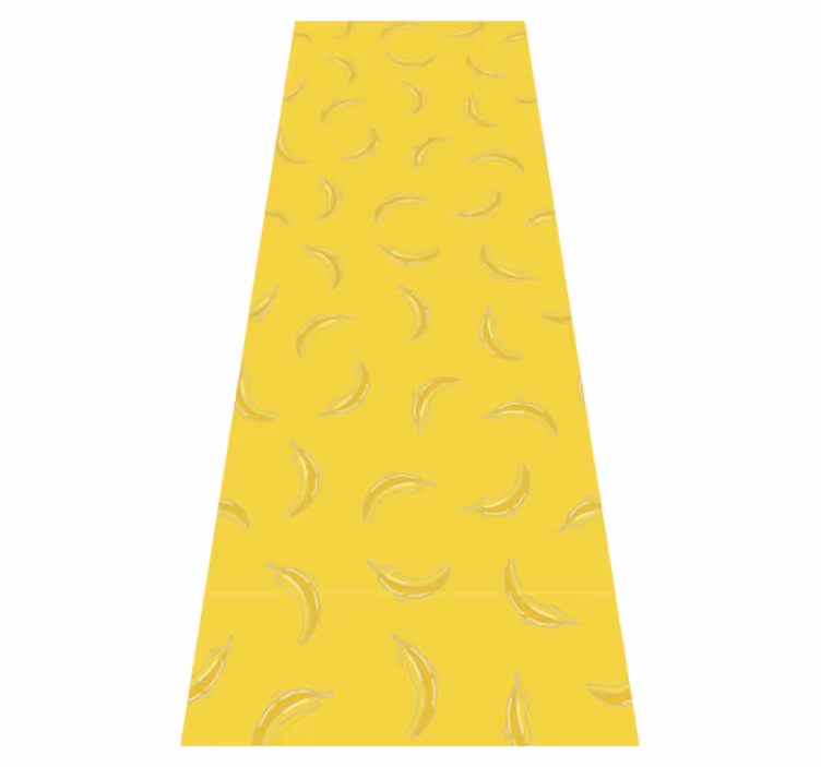 Alfombra de vinilo para cocina color plátano - TenVinilo