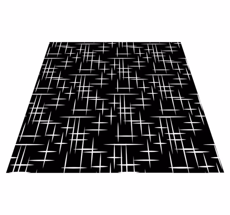 Alfombra vinílica baño líneas modernas - TenVinilo