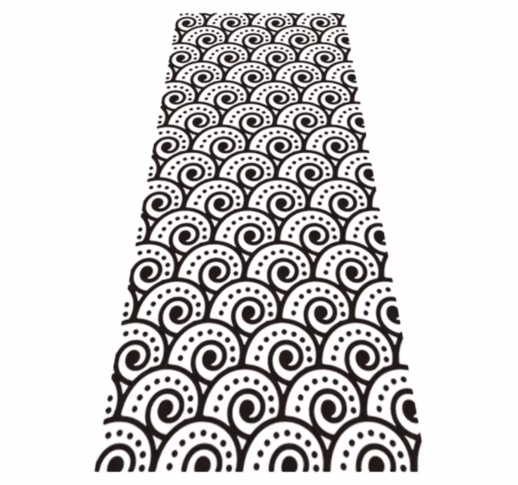 Alfombra vinílica baño efecto maremoto - TenVinilo