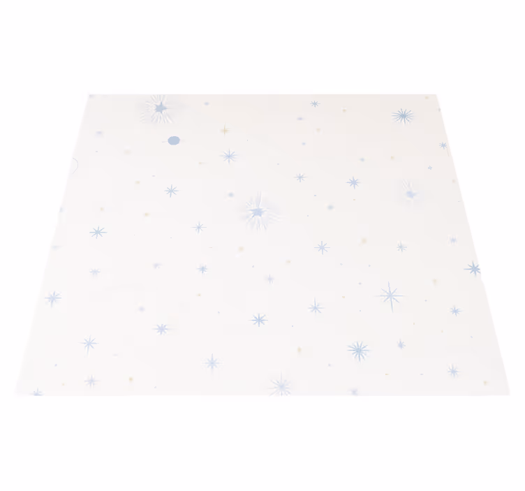 Alfombra vinílica dormitorio estrella radiante celestial - TenVinilo