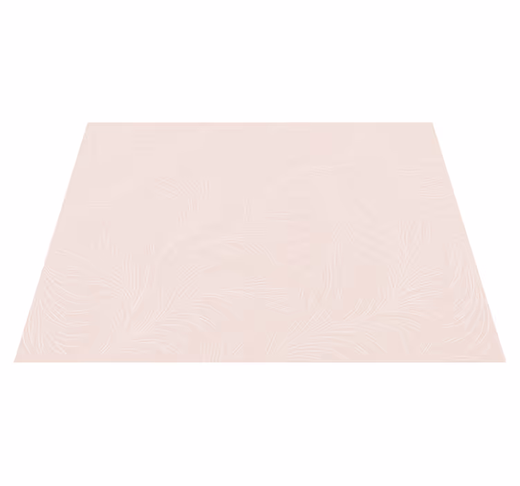 Alfombra vinílica dormitorio botánico rosa suave - TenVinilo