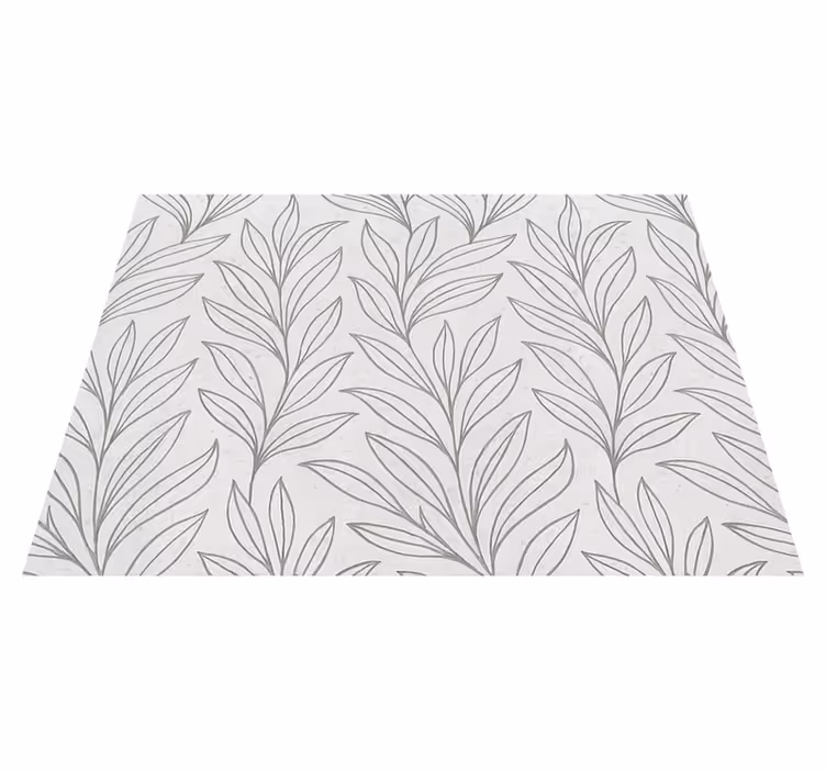 Alfombra vinílica dormitorio patrón cemento gris - TenVinilo