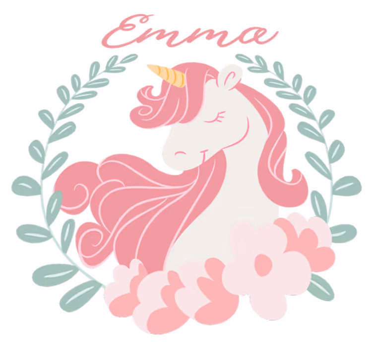 Alfombra vinílica infantil princesa unicornio sofía - TenVinilo