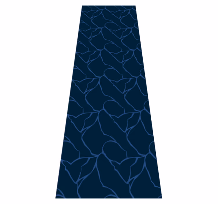 Alfombra vinílica baño diseño de fondo mármol azul - TenVinilo