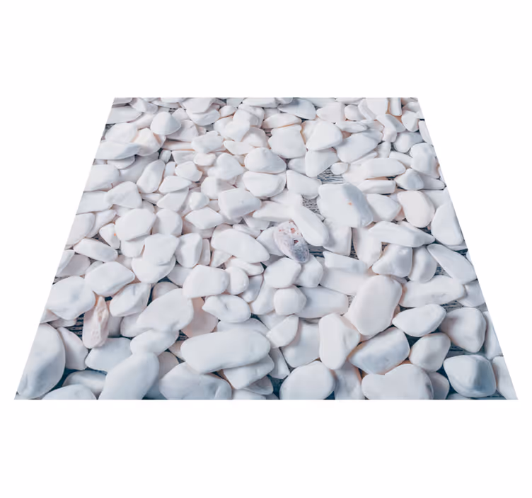 Alfombra vinílica baño adhesiva imitación piedra - TenVinilo
