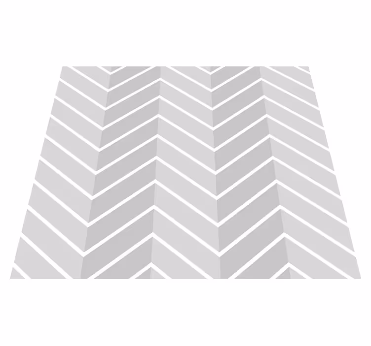 Alfombra vinílica baño espiga gris claro - TenVinilo