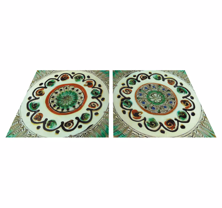 Alfombra de vinilo para cocina azulejos horezu - TenVinilo