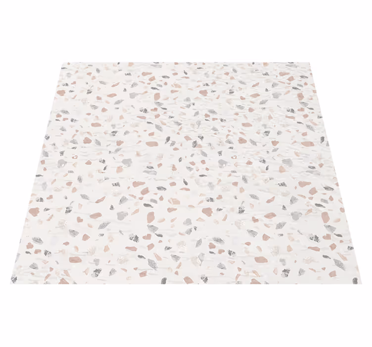 Alfombra de vinilo para cocina textura terrazzo - TenVinilo