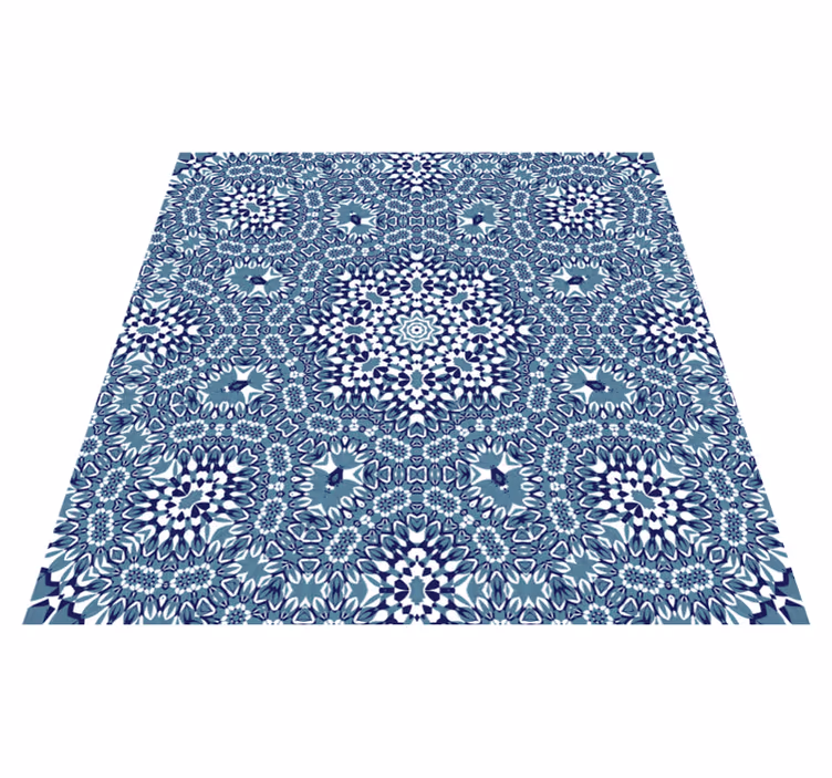 Alfombra de vinilo para cocina mandala mosaico - TenVinilo