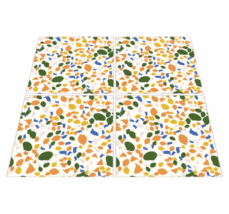 Alfombra de vinilo para cocina terrazo - TenVinilo