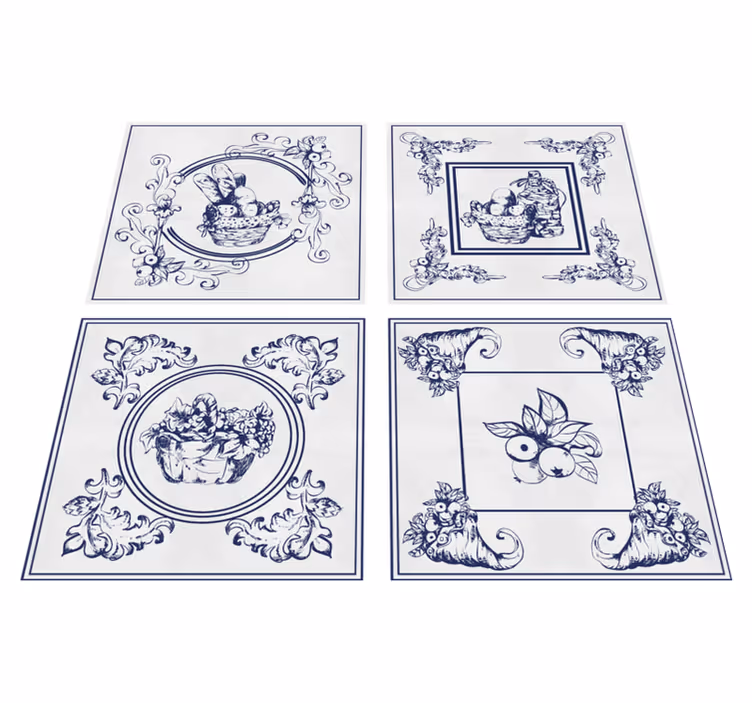 Alfombra de vinilo para cocina cerámica belga - TenVinilo