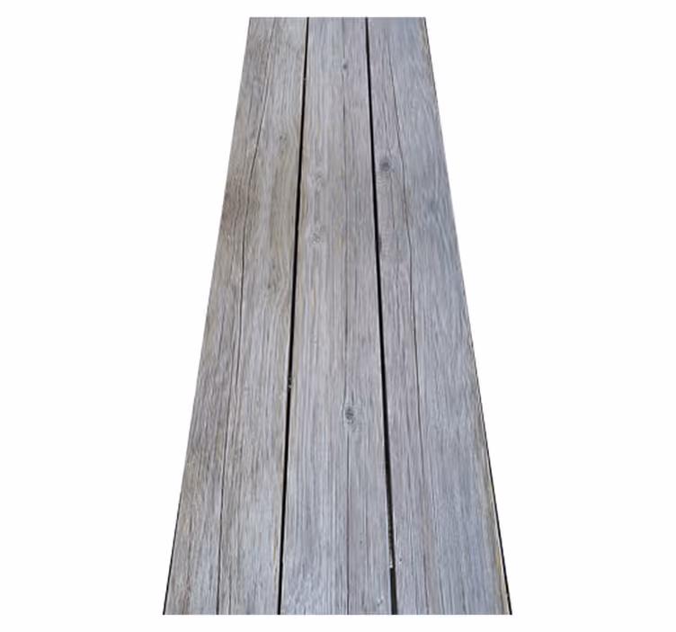 Alfombra vinílica dormitorio estilo nórdico gris madera raw - TenVinilo
