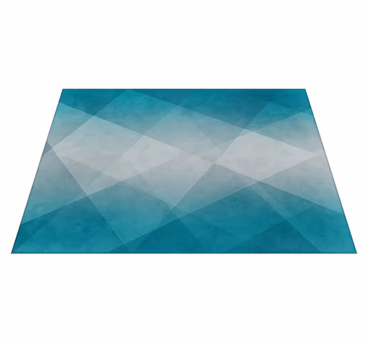 Alfombras vinílicas grandes efecto lavado azul y gris - TenVinilo