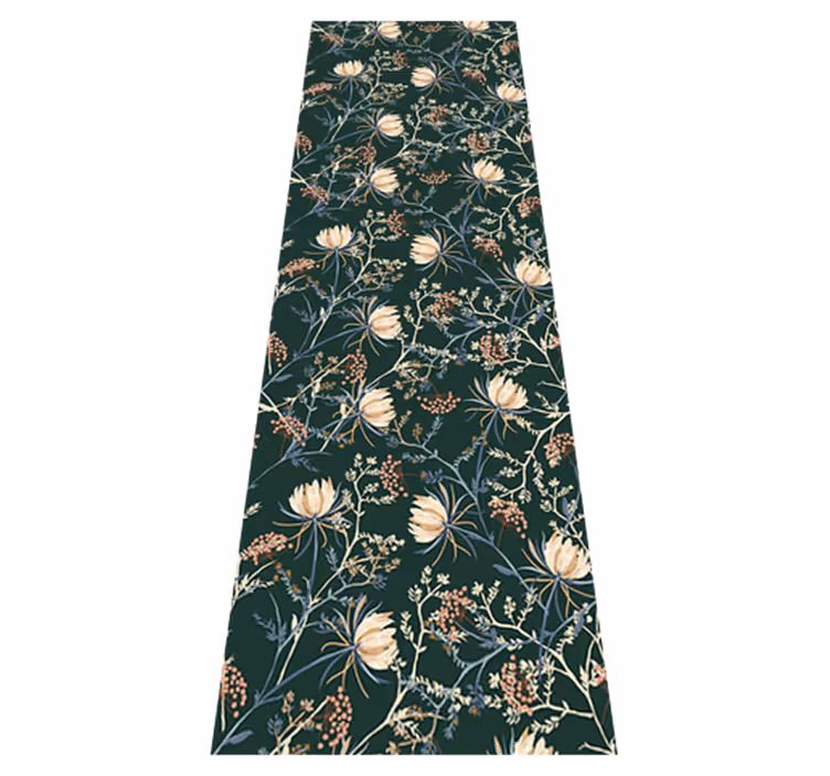 Alfombra vinílica dormitorio estilo esmeralda - TenVinilo