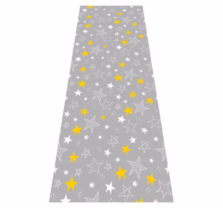 Alfombra vinílica dormitorio estrellas pantone - TenVinilo