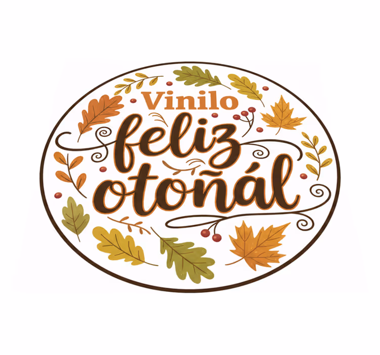 Alfombra vinílica dormitorio otoño alegre - TenVinilo