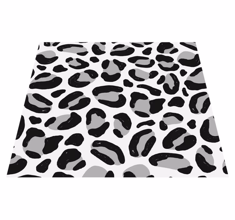 Alfombra vinílica animales piel de leopardo - TenVinilo