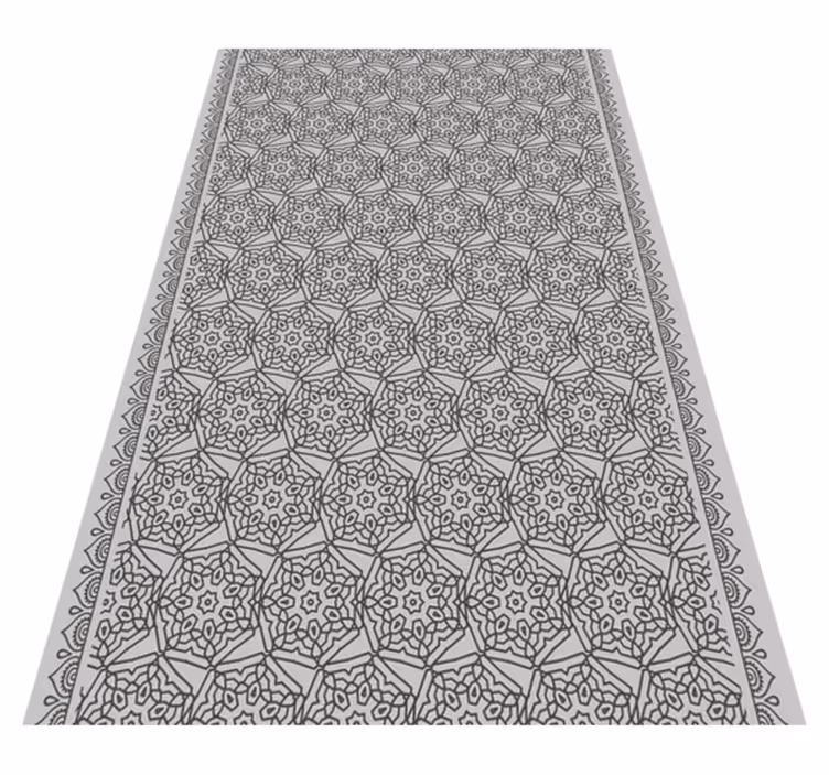 Alfombra vinílica imitación estilo mosaico árabe - TenVinilo