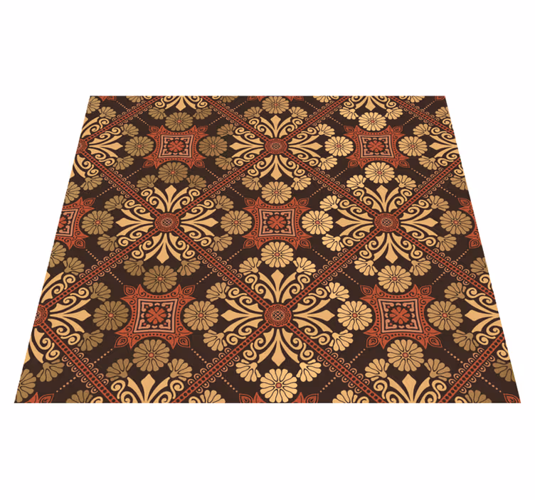 Alfombra vinílica vintage para dormitorio vintage - TenVinilo