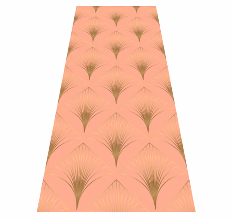 Alfombra vinílica vintage patrón decorativo de flechas - TenVinilo