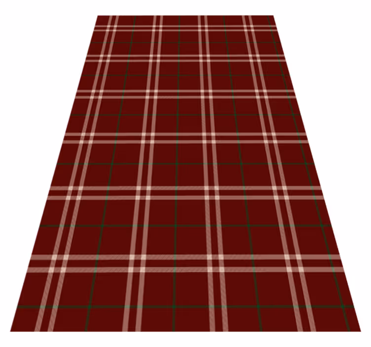 Alfombra vinílica vintage estilo damero - TenVinilo