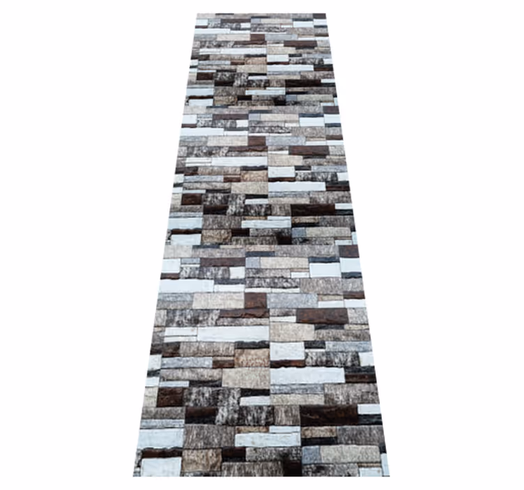 Alfombra vinílica imitación piedra gris elegante - TenVinilo