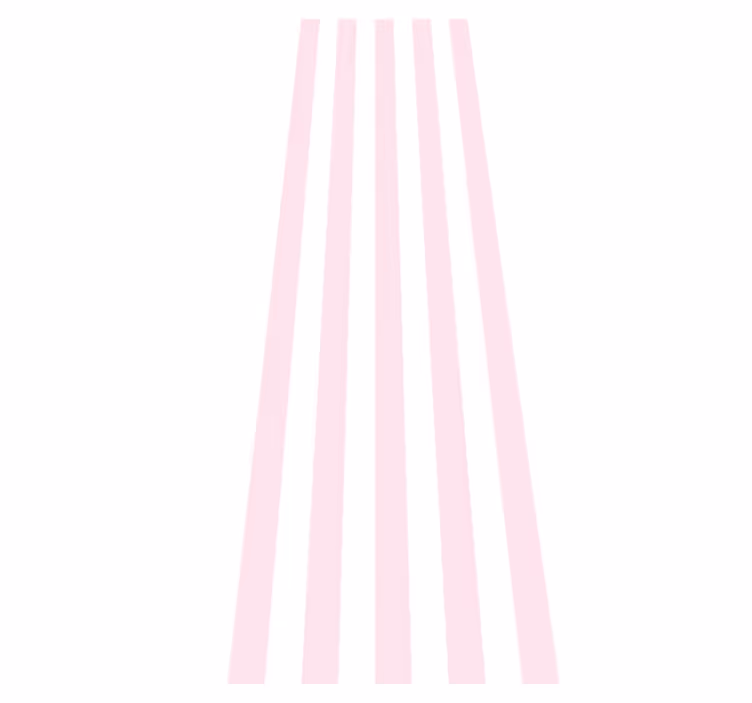 Alfombra vinílica pasillo rosa y blanca nórdica - TenVinilo