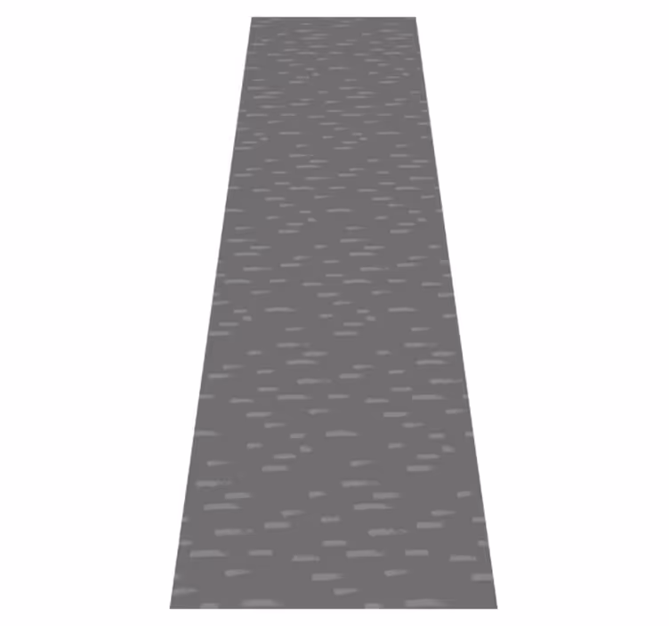 Alfombra vinílica pasillo rayas de concreto gris minimalista - TenVinilo