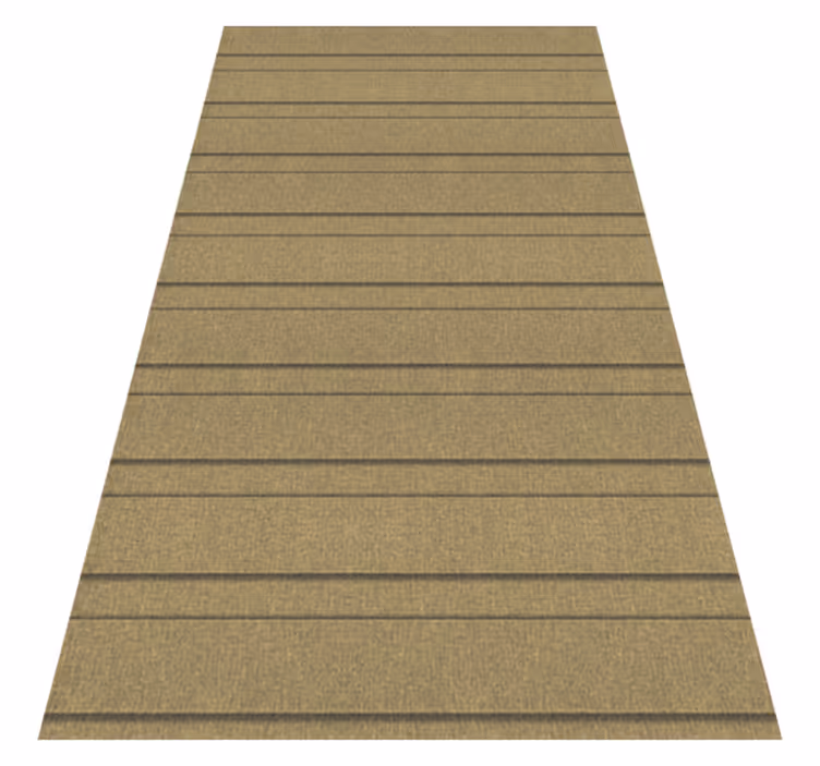 Alfombra vinílica beige rayas beige - TenVinilo