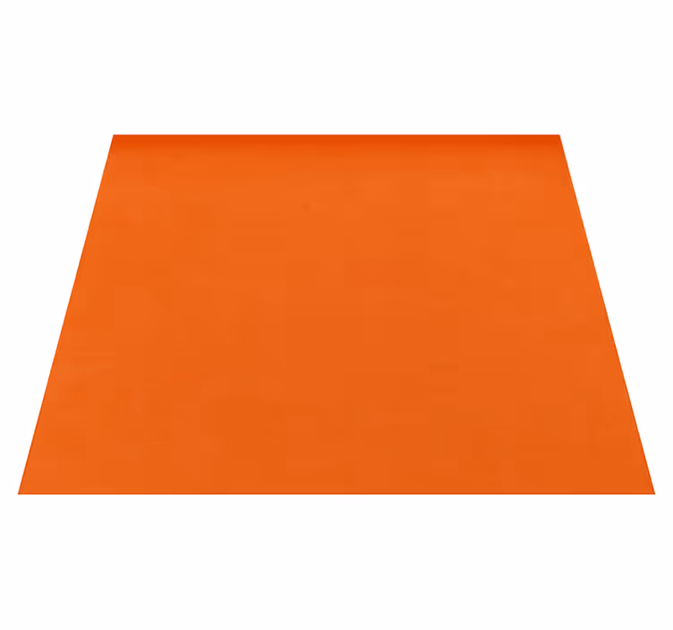 Alfombra vinílica naranja tono cálido liso - TenVinilo