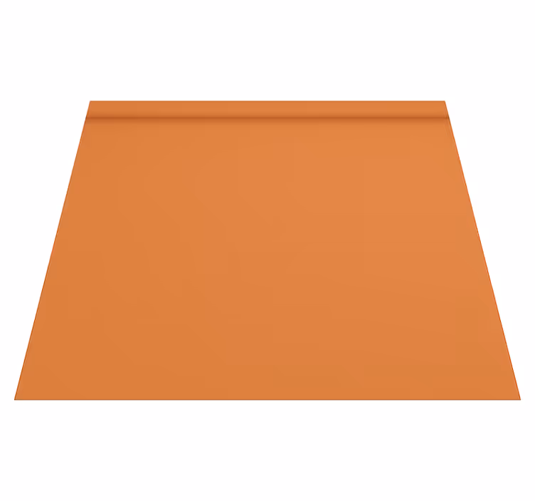 Alfombra vinílica naranja color cálido plano - TenVinilo