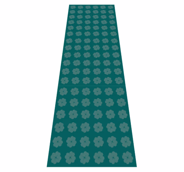 Alfombra vinílica verde patrón del día de san patricio - TenVinilo