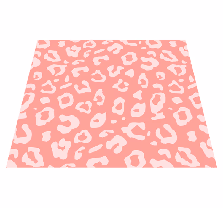Alfombra vinílica rosa papel tapiz de textura leopardo - TenVinilo