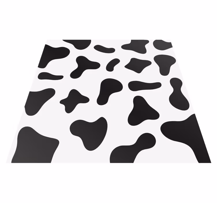 Alfombra vinilica Animal Print vaca - TenVinilo