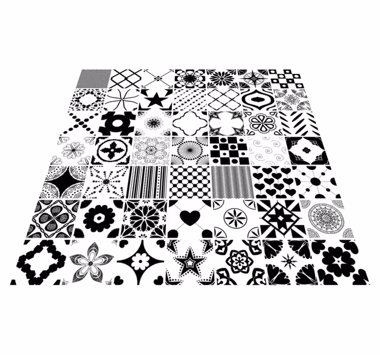 Alfombras de vinilo de azulejos monocolor - TenVinilo