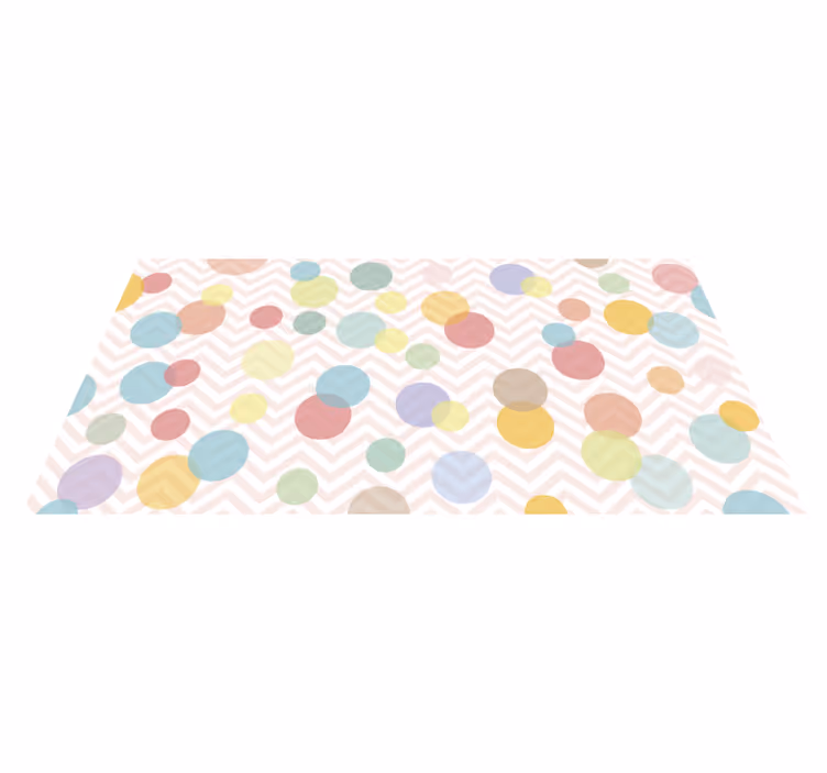 Alfombra vinílica tonos pastel bebés  - TenVinilo