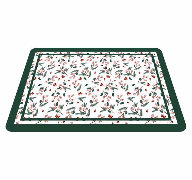 Alfombra vinílica flores jardín botánico - TenVinilo