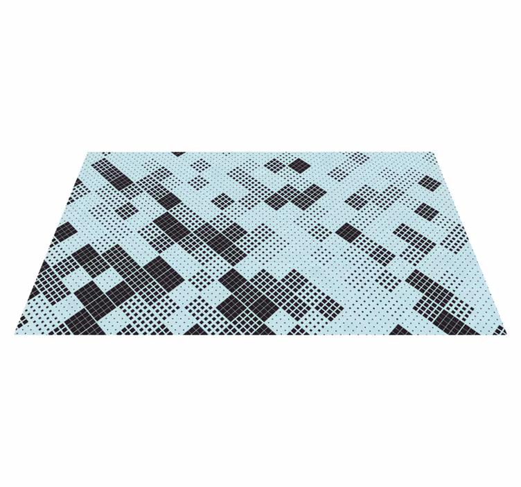 Alfombra vinílica mosaico patrón de mosaico - TenVinilo