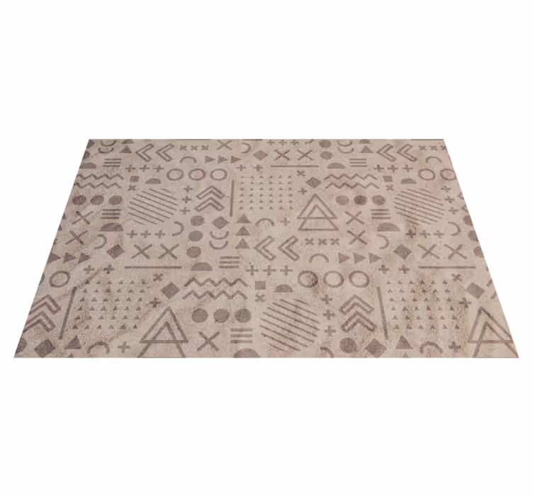 Alfombra vinílica baño moderna textura de arena - TenVinilo