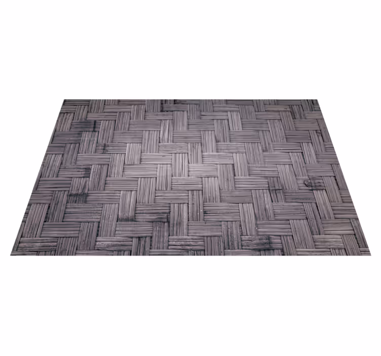 Alfombra vinílica con textura de bambú - TenVinilo