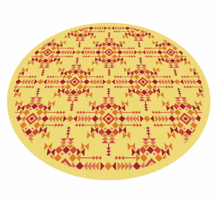 Alfombra vinílica étnica equilibrio étnico - TenVinilo
