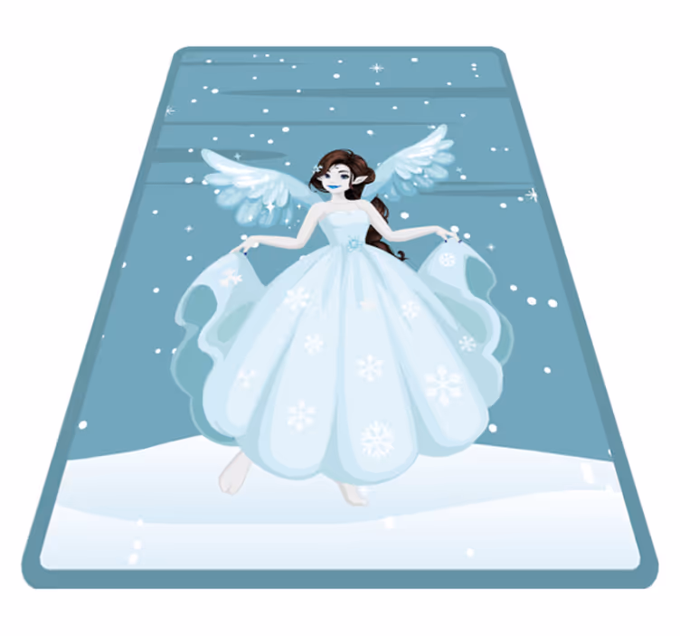 Alfombra vinílica bebé elegancia de cuento de hadas - TenVinilo