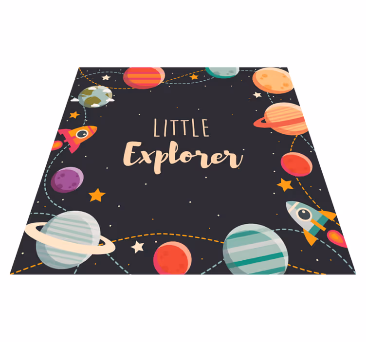 Alfombra de vinilo Explorador espacio exterior - TenVinilo