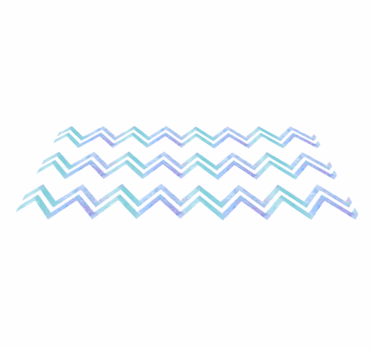 Alfombra vinílica geométrica armonía en zigzag - TenVinilo