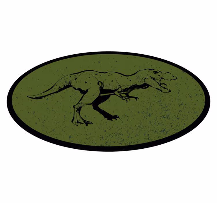 Aflombra vinílica animales Espantoso tiranosaurio rex - TenVinilo