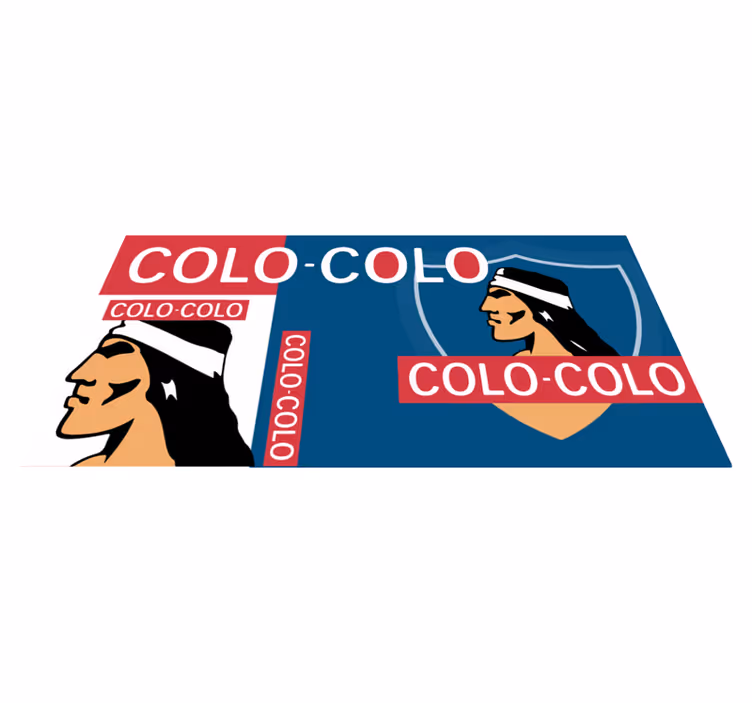 Alfombra vinílica juvenil patrón equipo Colo - TenVinilo